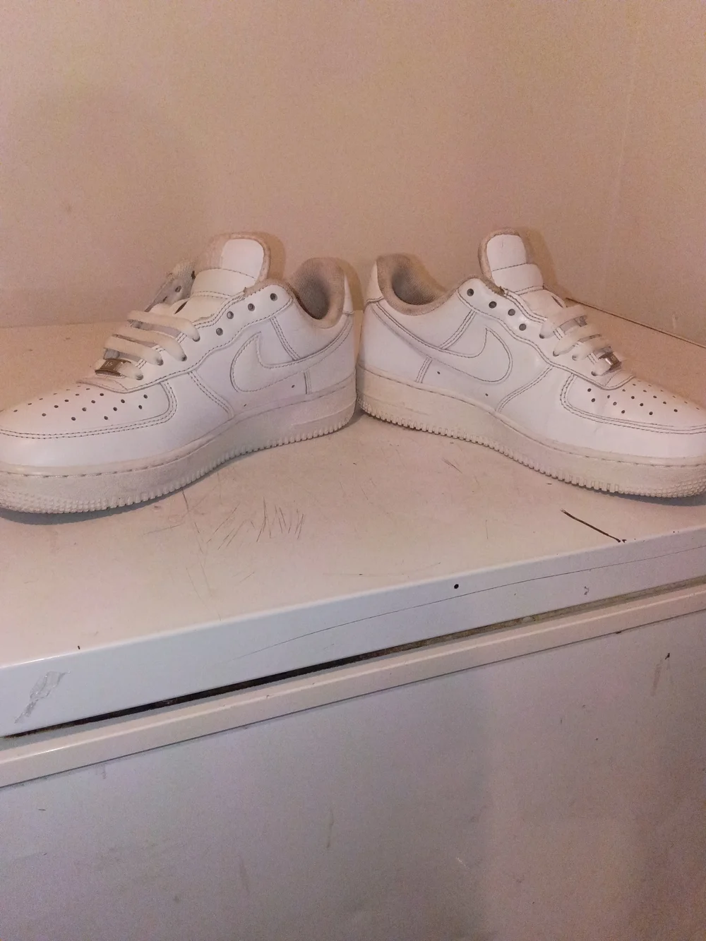 Nike Air Force 1 Low - White Men’s Leather Sneakers